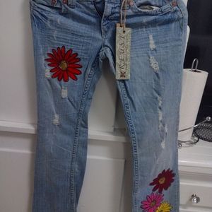 Hand Painted Jeans